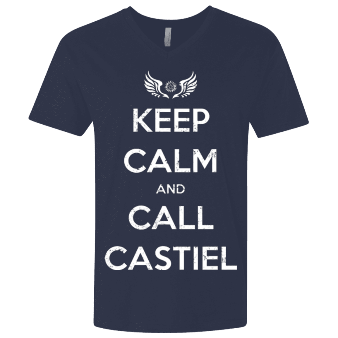 T-Shirts Midnight Navy / X-Small Send Me An Angel Men's Premium V-Neck