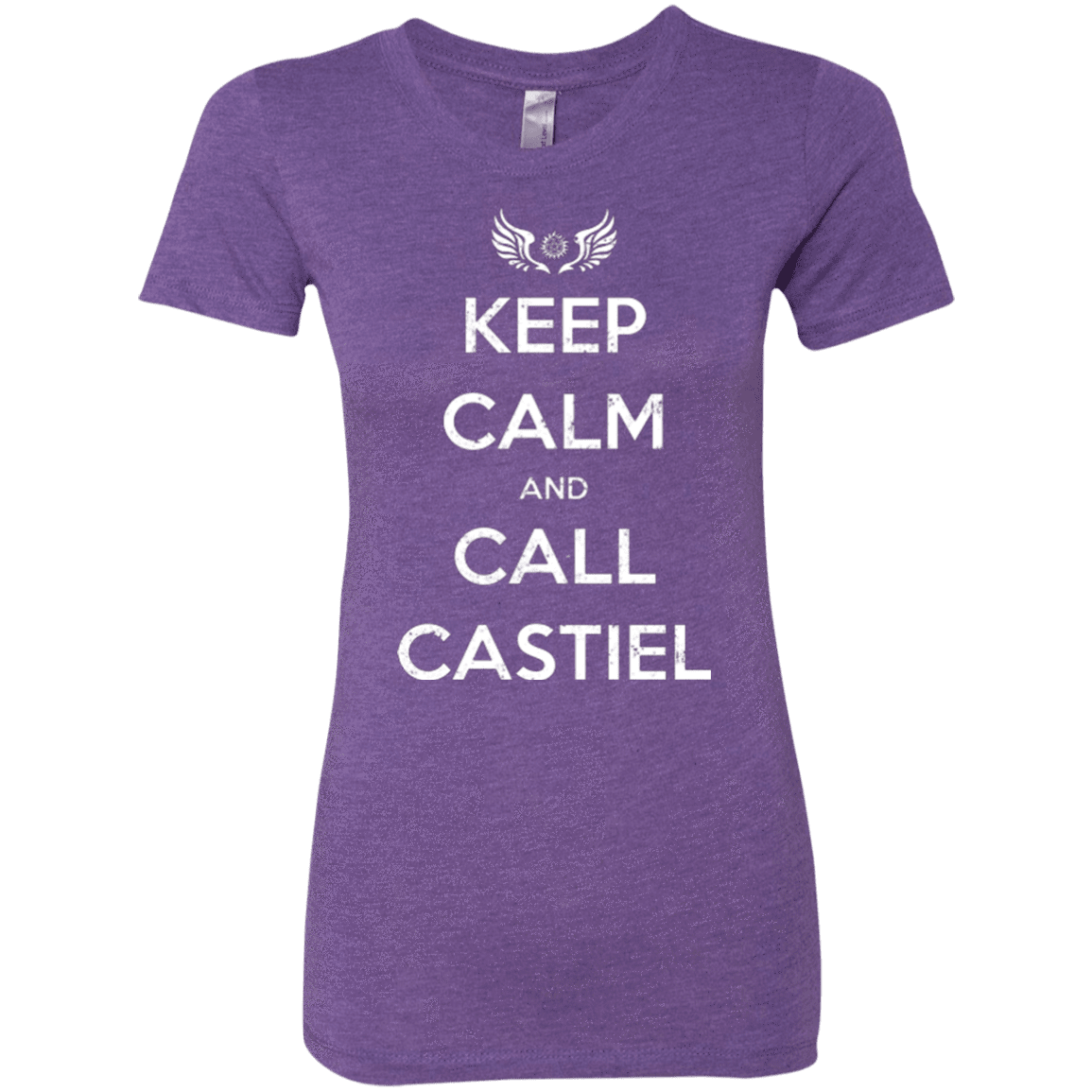 T-Shirts Purple Rush / Small Send Me An Angel Women's Triblend T-Shirt