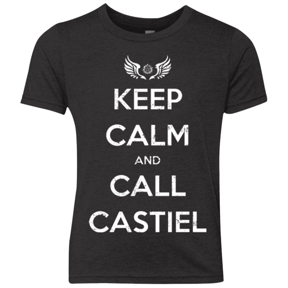 T-Shirts Vintage Black / YXS Send Me An Angel Youth Triblend T-Shirt