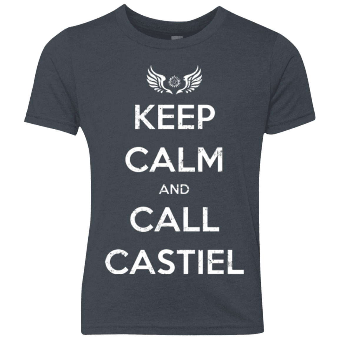 T-Shirts Vintage Navy / YXS Send Me An Angel Youth Triblend T-Shirt