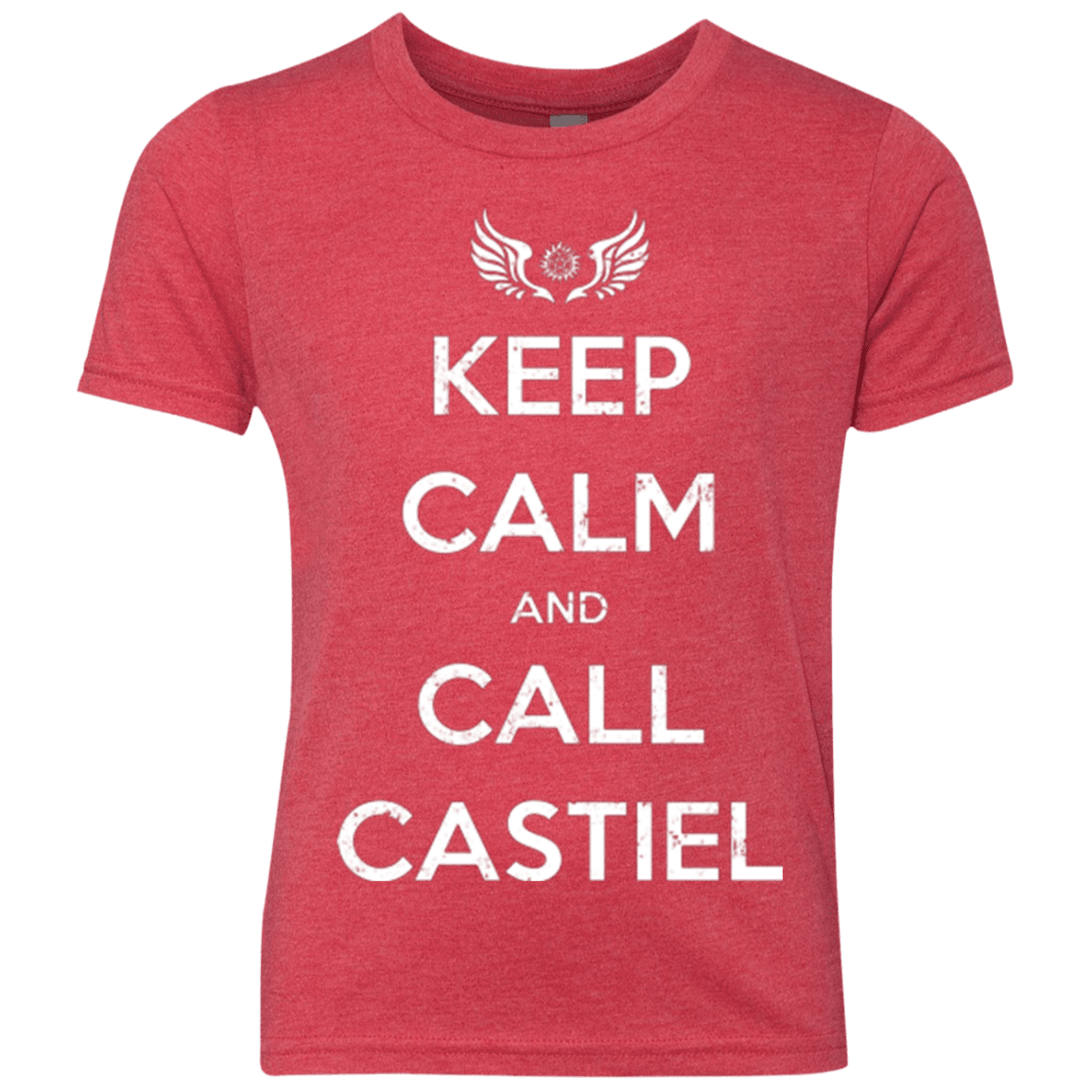 T-Shirts Vintage Red / YXS Send Me An Angel Youth Triblend T-Shirt