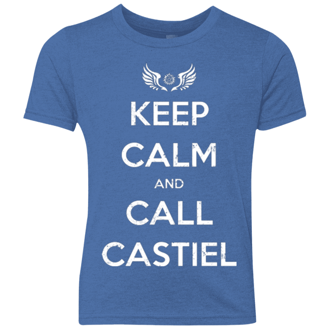 T-Shirts Vintage Royal / YXS Send Me An Angel Youth Triblend T-Shirt