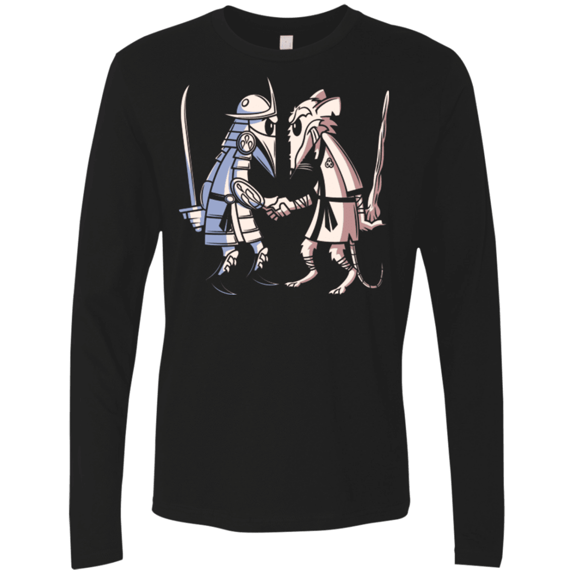 T-Shirts Black / Small Sensei vs Sensei Men's Premium Long Sleeve