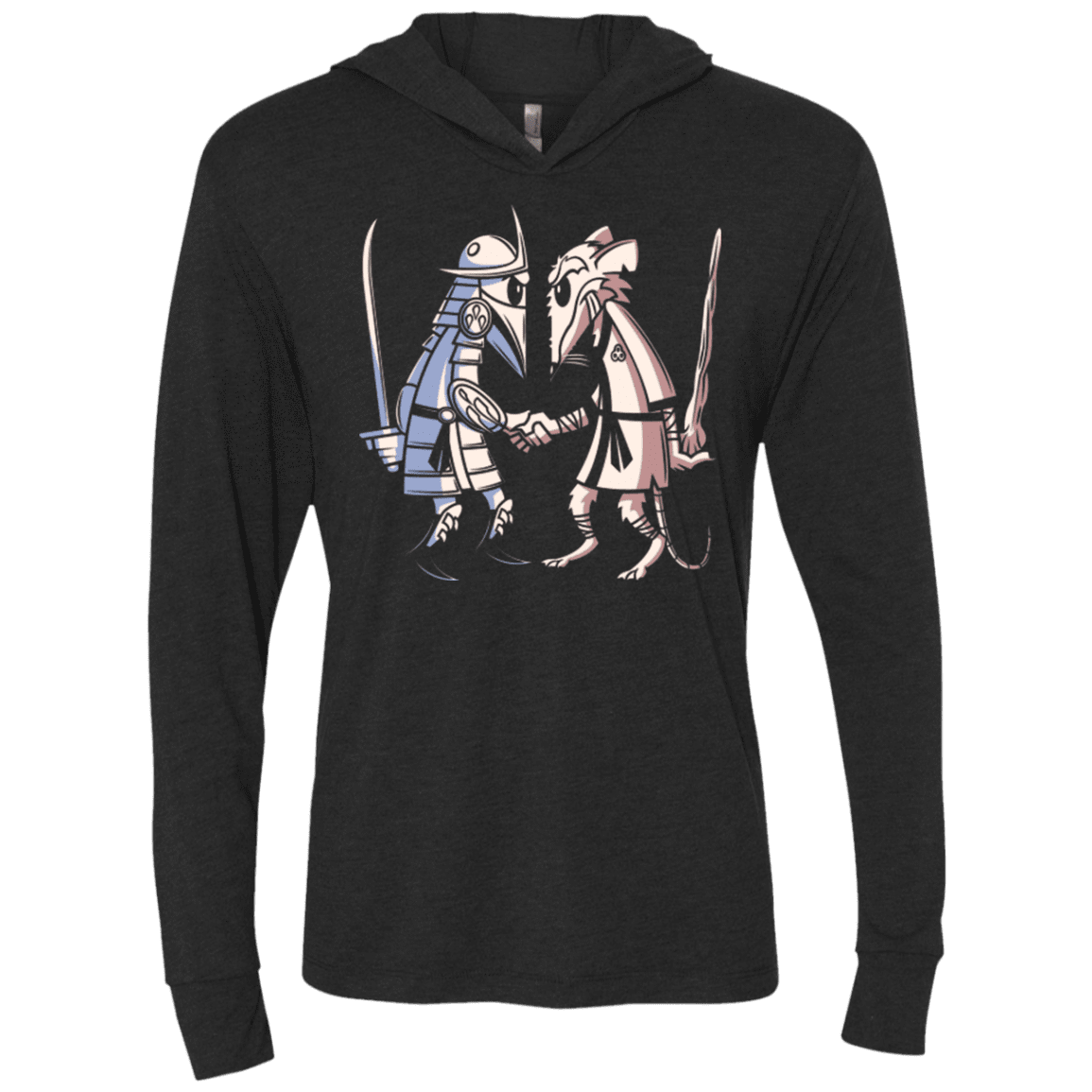 T-Shirts Vintage Black / X-Small Sensei vs Sensei Triblend Long Sleeve Hoodie Tee