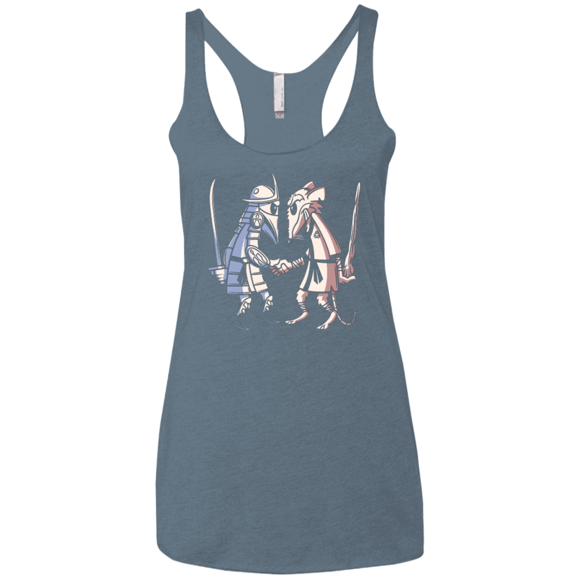 T-Shirts Indigo / X-Small Sensei vs Sensei Women's Triblend Racerback Tank