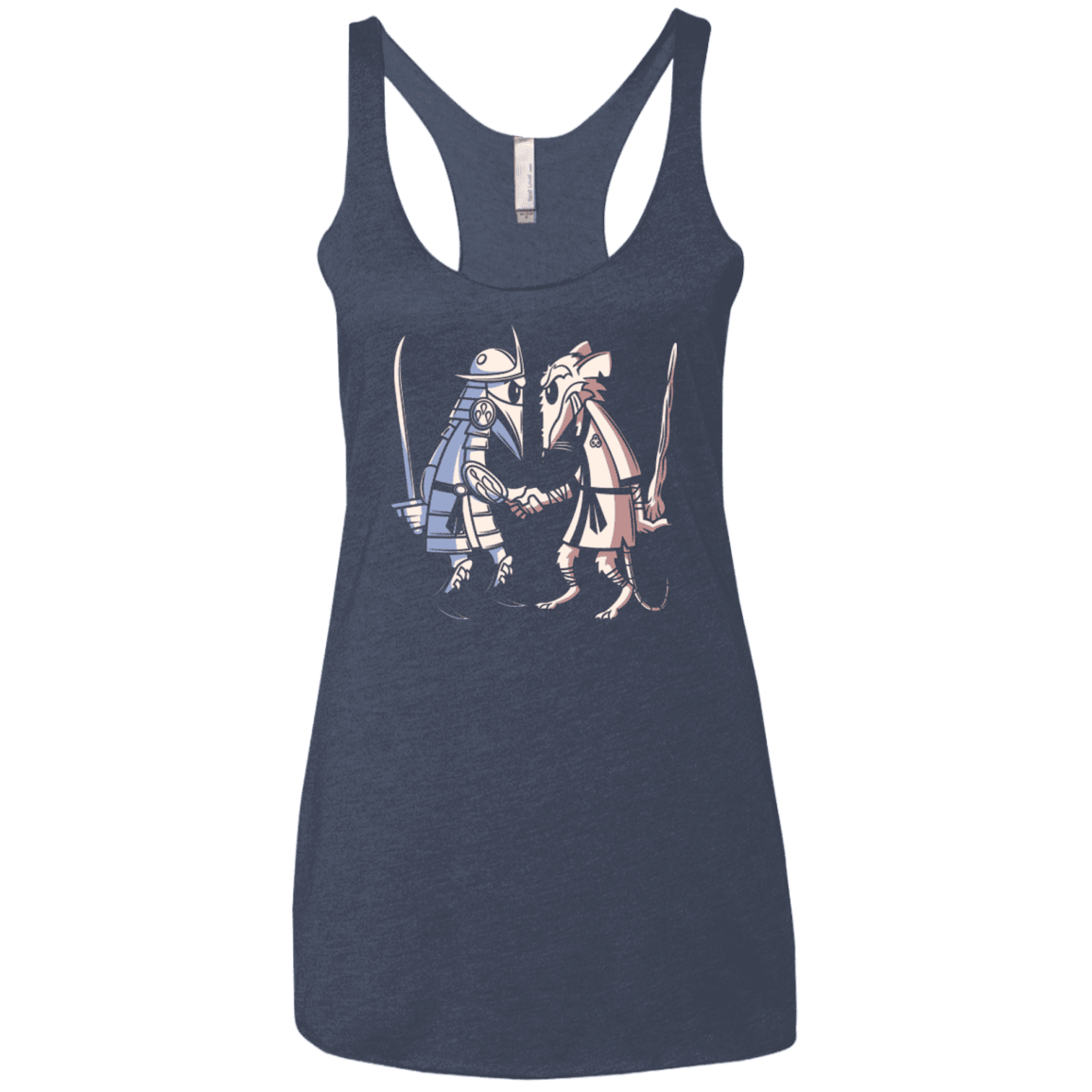 T-Shirts Vintage Navy / X-Small Sensei vs Sensei Women's Triblend Racerback Tank