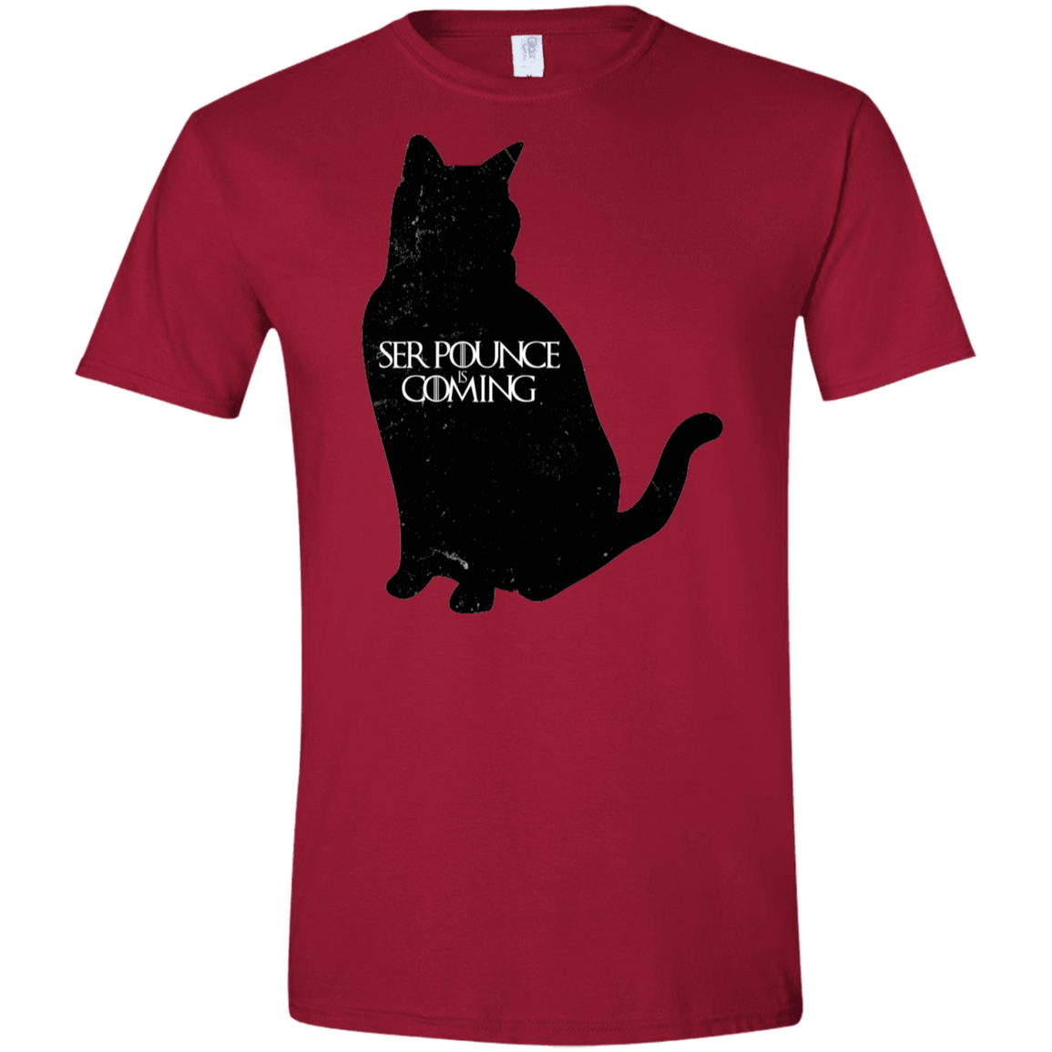 T-Shirts Cardinal Red / S Ser Pounce is Coming Men's Semi-Fitted Softstyle
