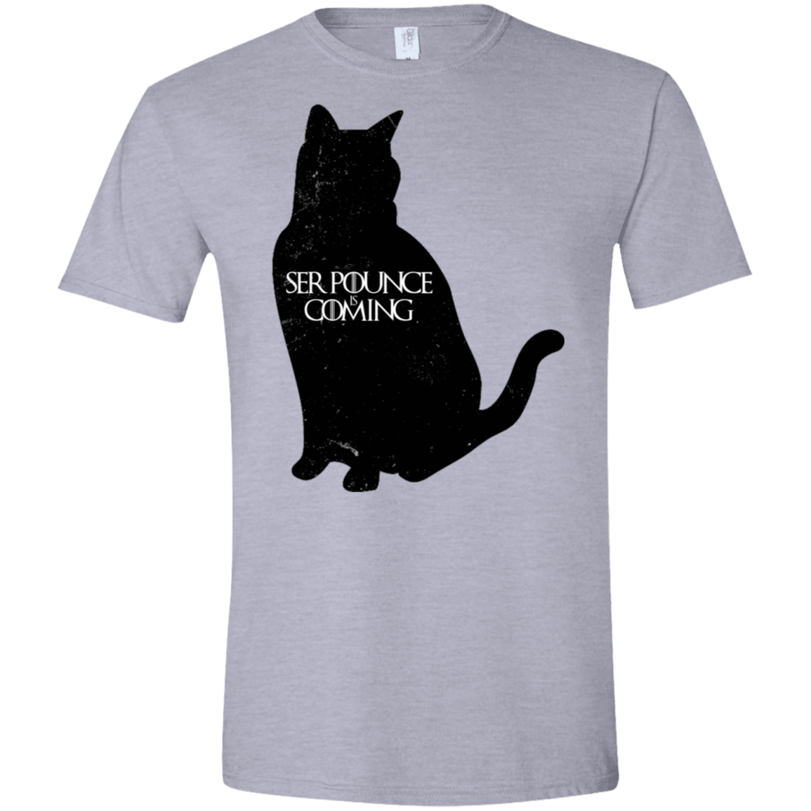 T-Shirts Sport Grey / S Ser Pounce is Coming Men's Semi-Fitted Softstyle