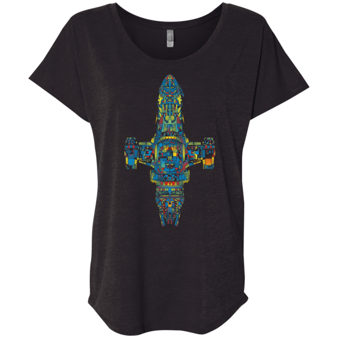 Serenity Mosaic Triblend Dolman Sleeve