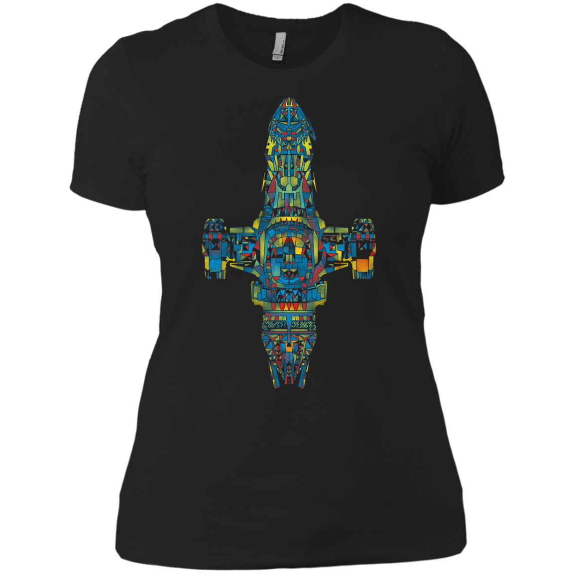 T-Shirts Black / X-Small Serenity Mosaic Women's Premium T-Shirt