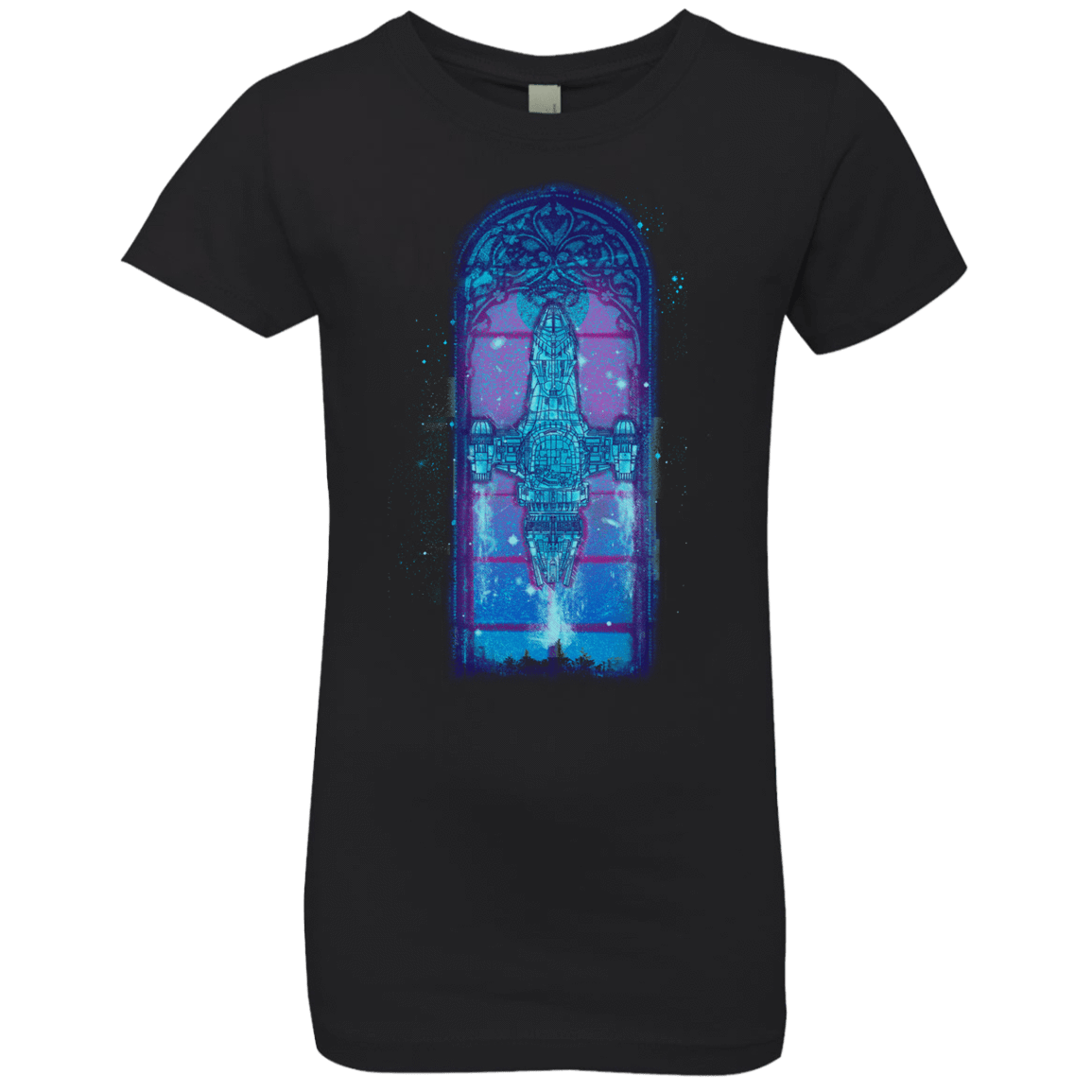T-Shirts Black / YXS Serenity Mosaica 2 Girls Premium T-Shirt