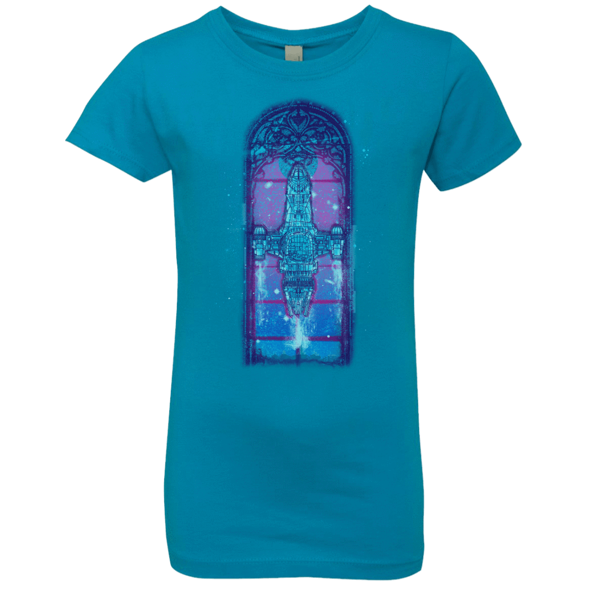 T-Shirts Turquoise / YXS Serenity Mosaica 2 Girls Premium T-Shirt
