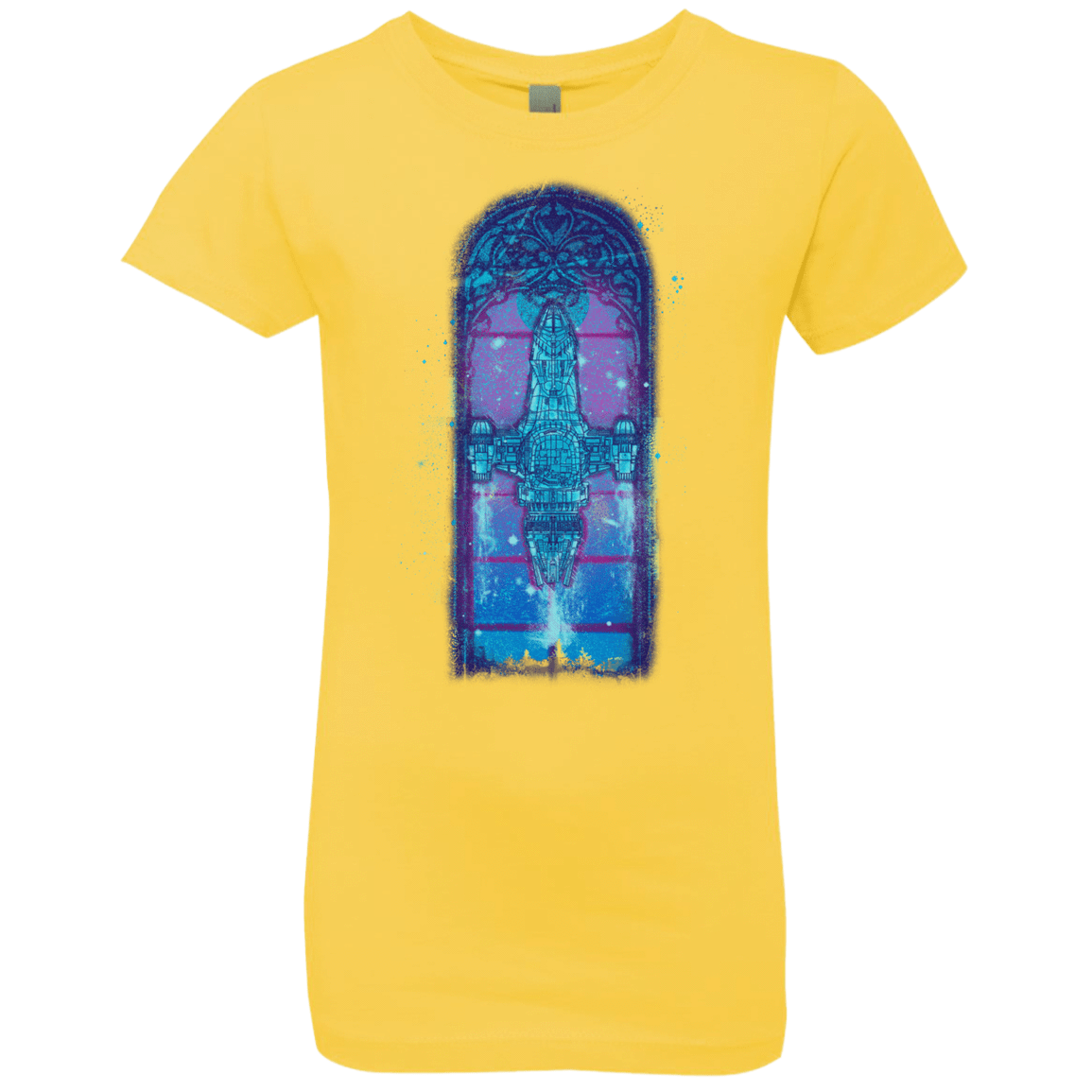 T-Shirts Vibrant Yellow / YXS Serenity Mosaica 2 Girls Premium T-Shirt