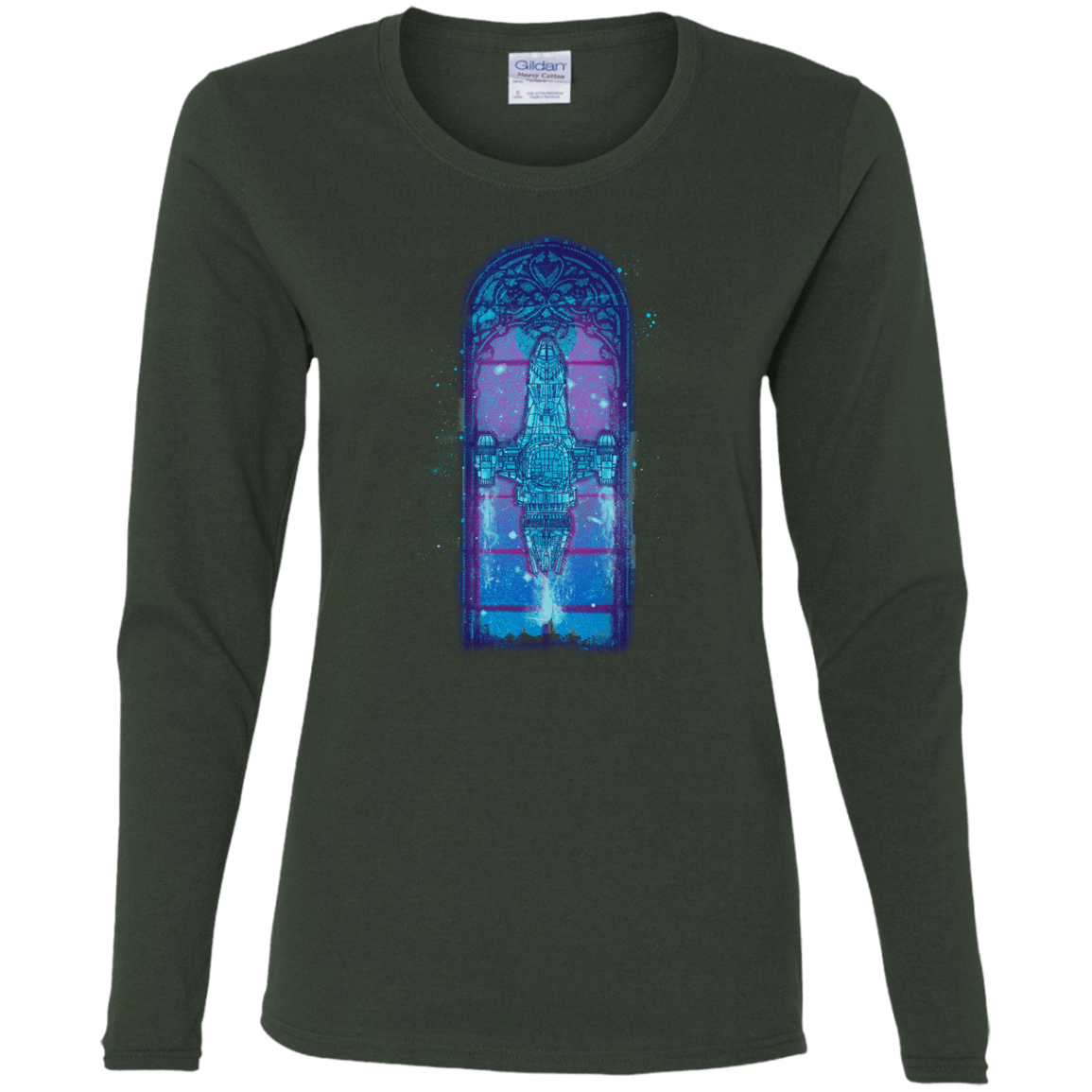 T-Shirts Forest / S Serenity Mosaica 2 Women's Long Sleeve T-Shirt
