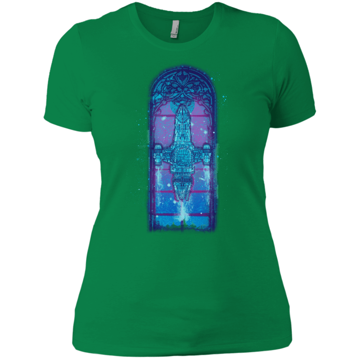 T-Shirts Kelly Green / X-Small Serenity Mosaica 2 Women's Premium T-Shirt