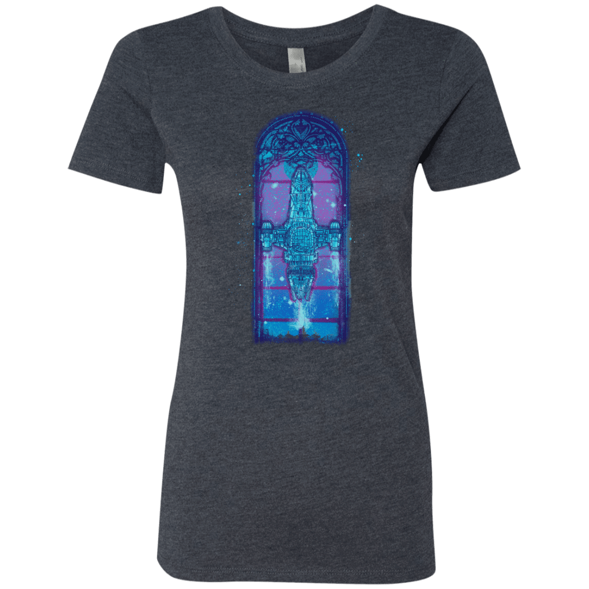 T-Shirts Vintage Navy / S Serenity Mosaica 2 Women's Triblend T-Shirt