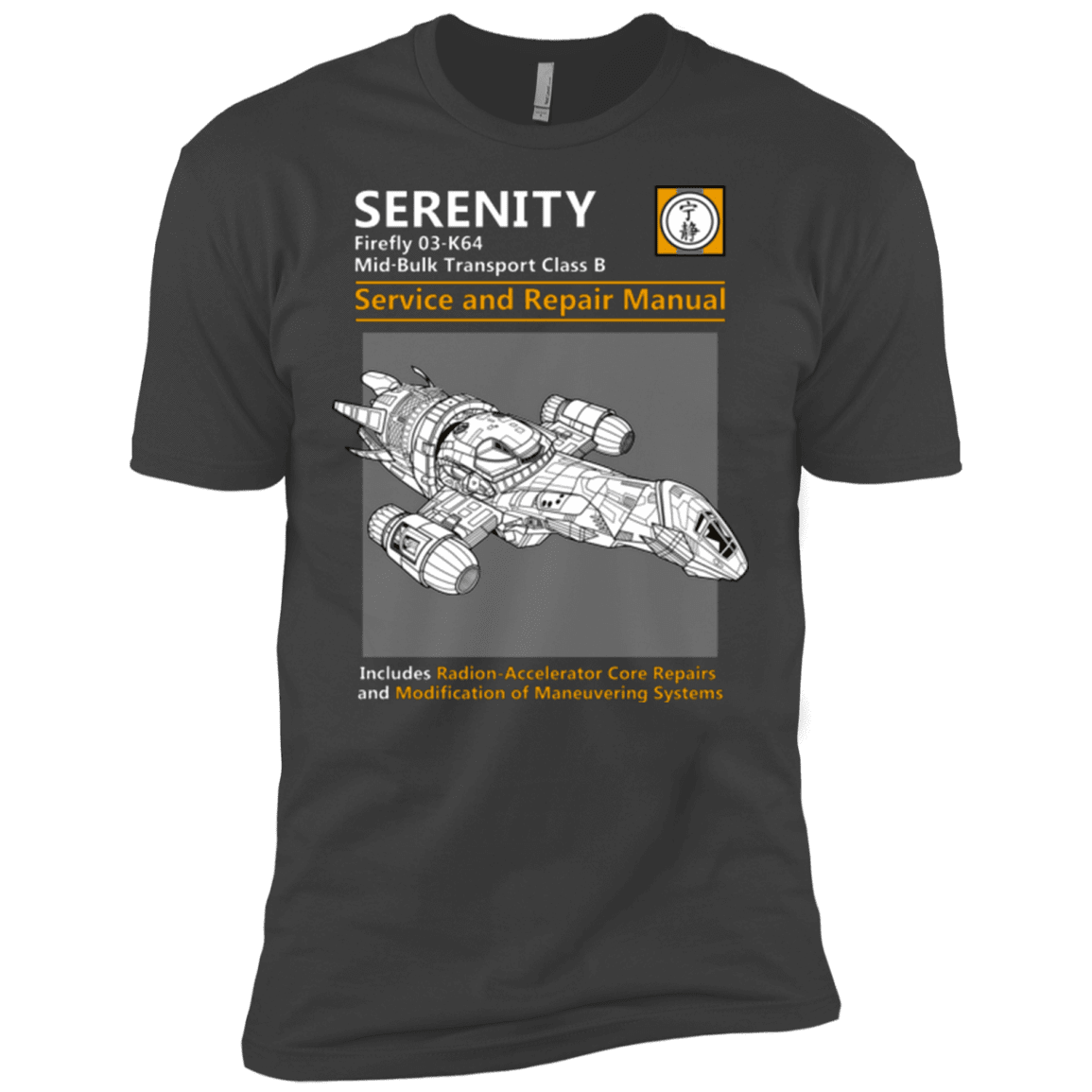 T-Shirts Heavy Metal / X-Small Serenity Service And Repair Manual Men's Premium T-Shirt
