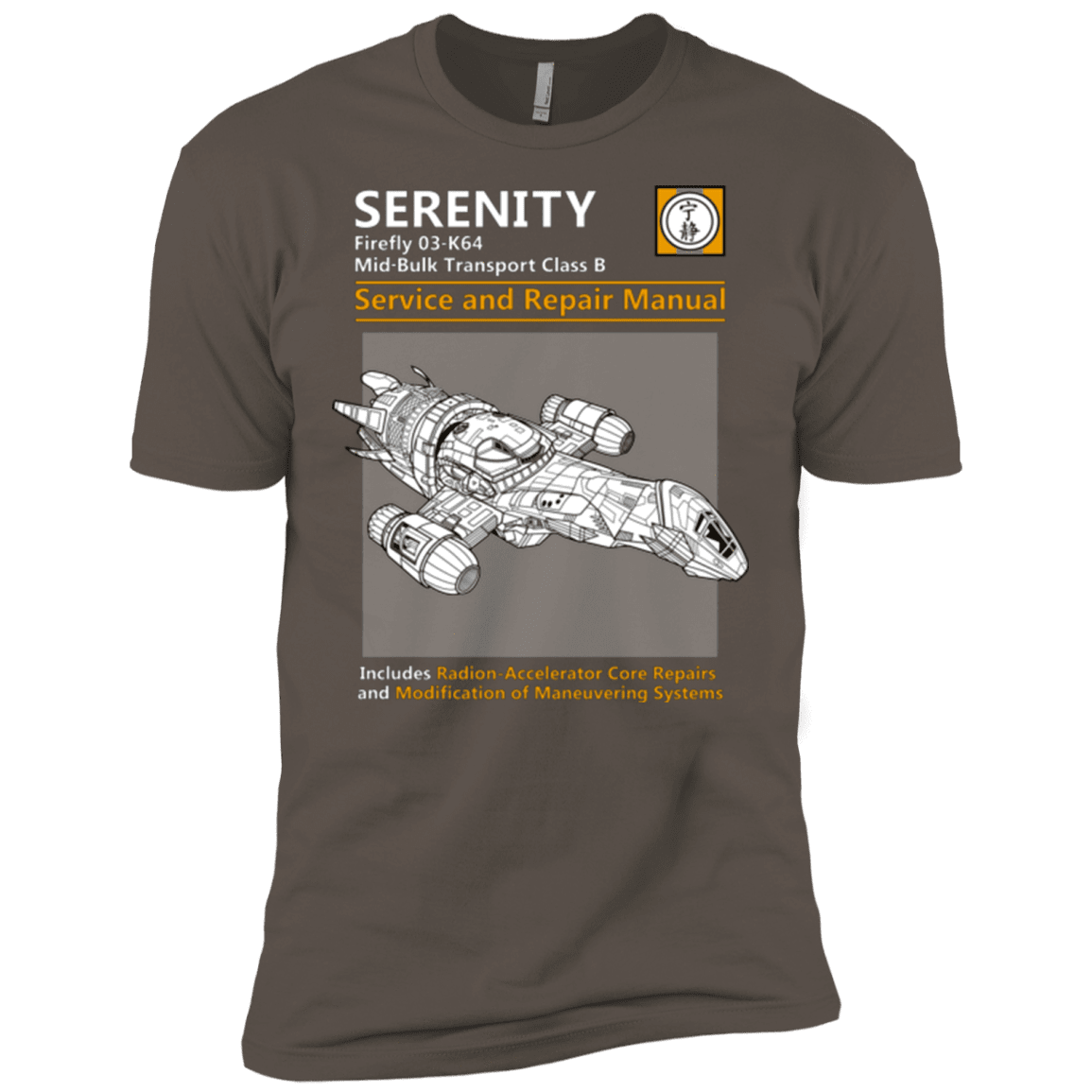 T-Shirts Warm Grey / X-Small Serenity Service And Repair Manual Men's Premium T-Shirt