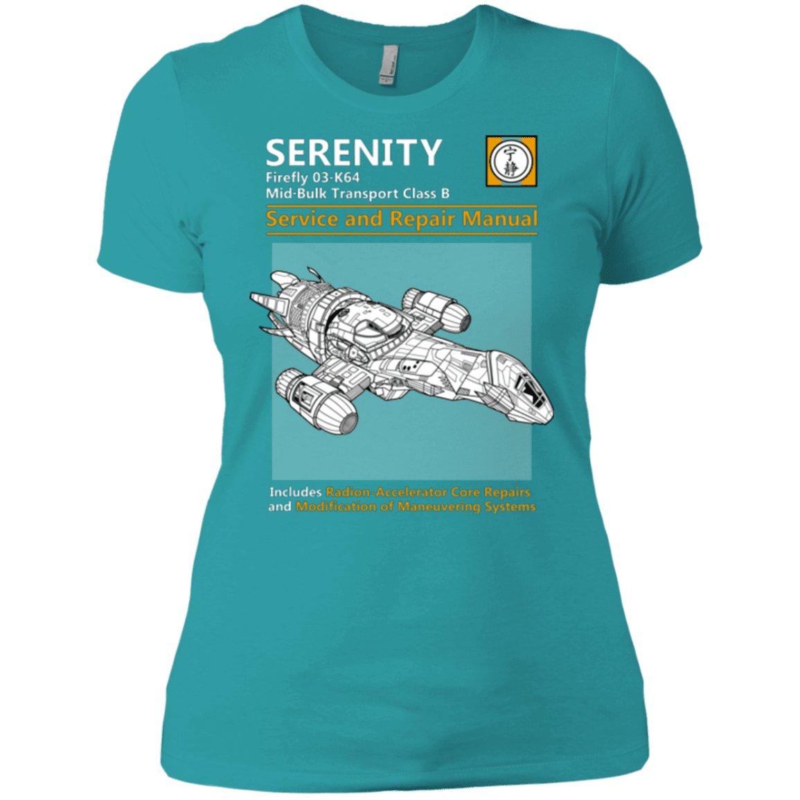 T-Shirts Tahiti Blue / X-Small Serenity Service And Repair Manual Women's Premium T-Shirt