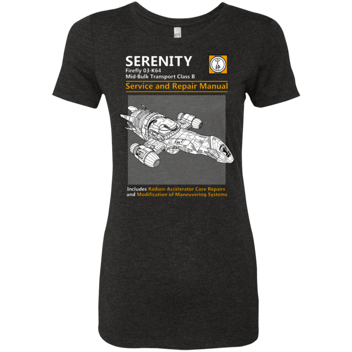 T-Shirts Vintage Black / Small Serenity Service And Repair Manual Women's Triblend T-Shirt