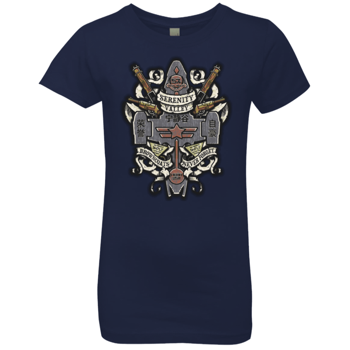 T-Shirts Midnight Navy / YXS Serenity Valley Memorial Girls Premium T-Shirt