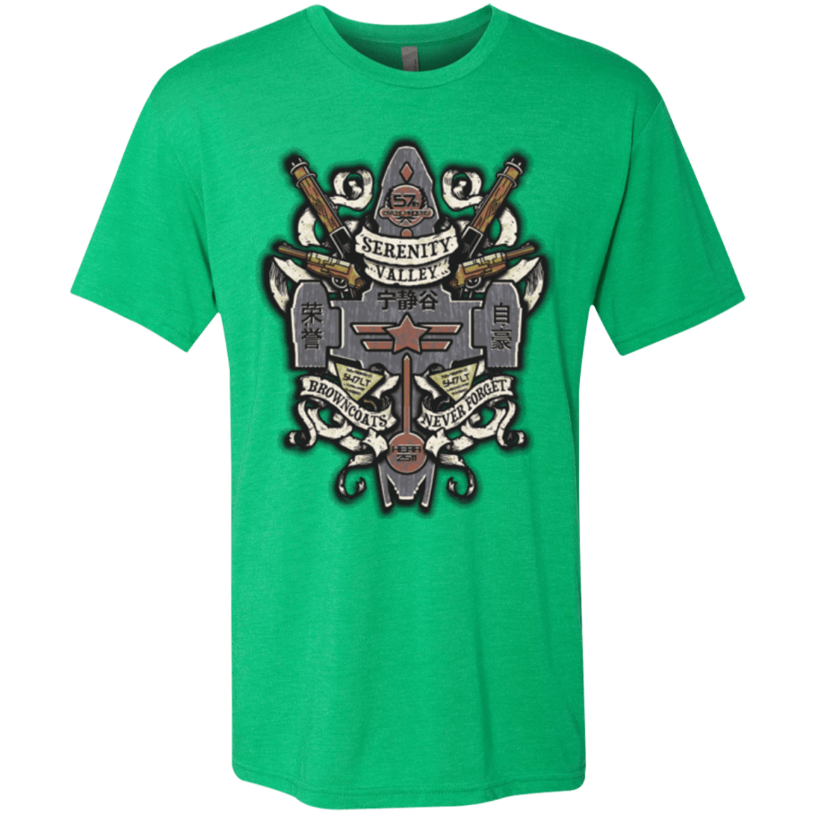 T-Shirts Envy / Small Serenity Valley Memorial Men's Triblend T-Shirt