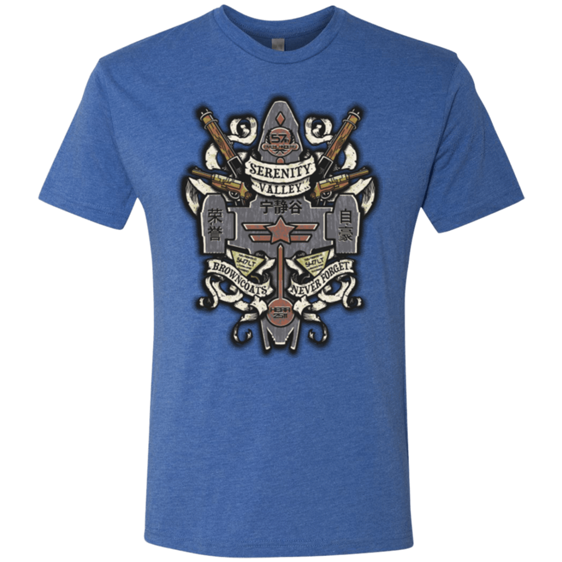 T-Shirts Vintage Royal / Small Serenity Valley Memorial Men's Triblend T-Shirt