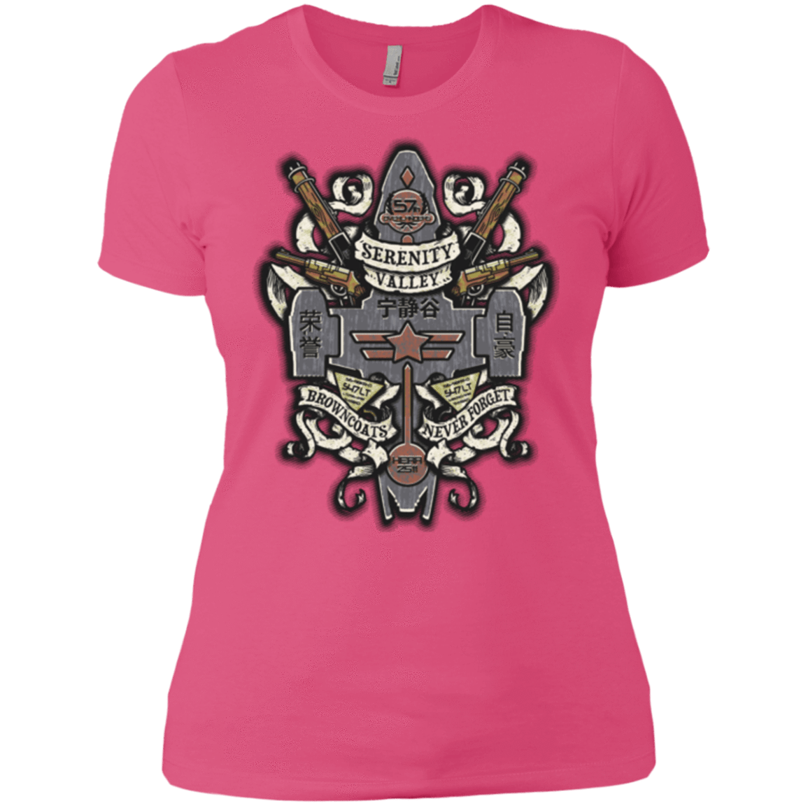 T-Shirts Hot Pink / X-Small Serenity Valley Memorial Women's Premium T-Shirt