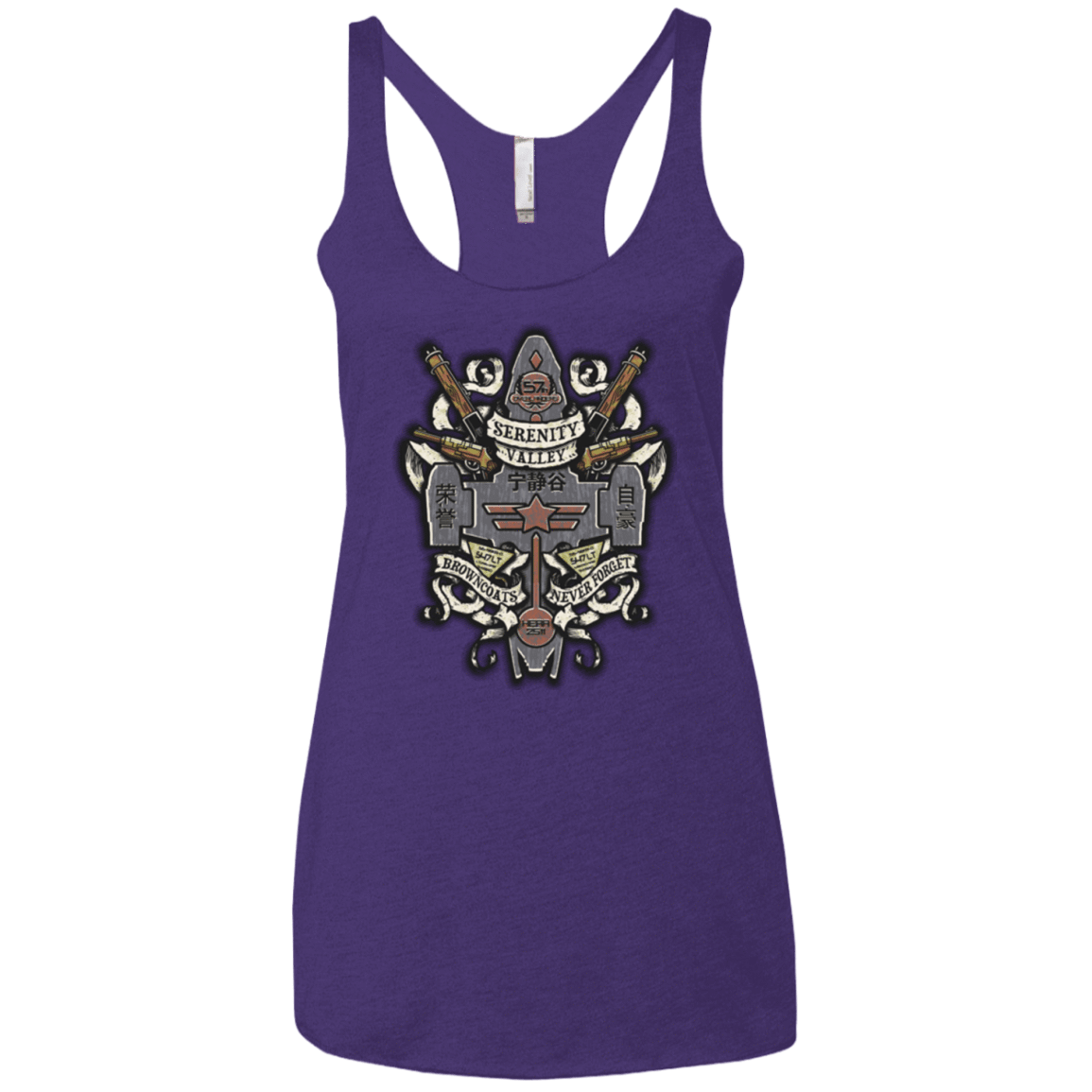 T-Shirts Purple / X-Small Serenity Valley Memorial Women's Triblend Racerback Tank