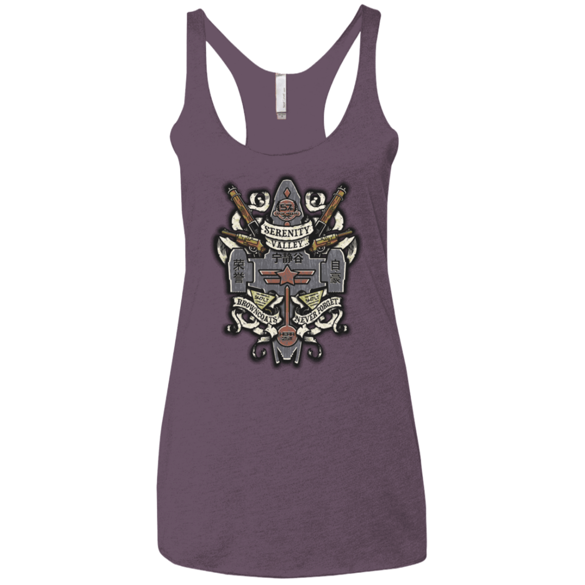 T-Shirts Vintage Purple / X-Small Serenity Valley Memorial Women's Triblend Racerback Tank
