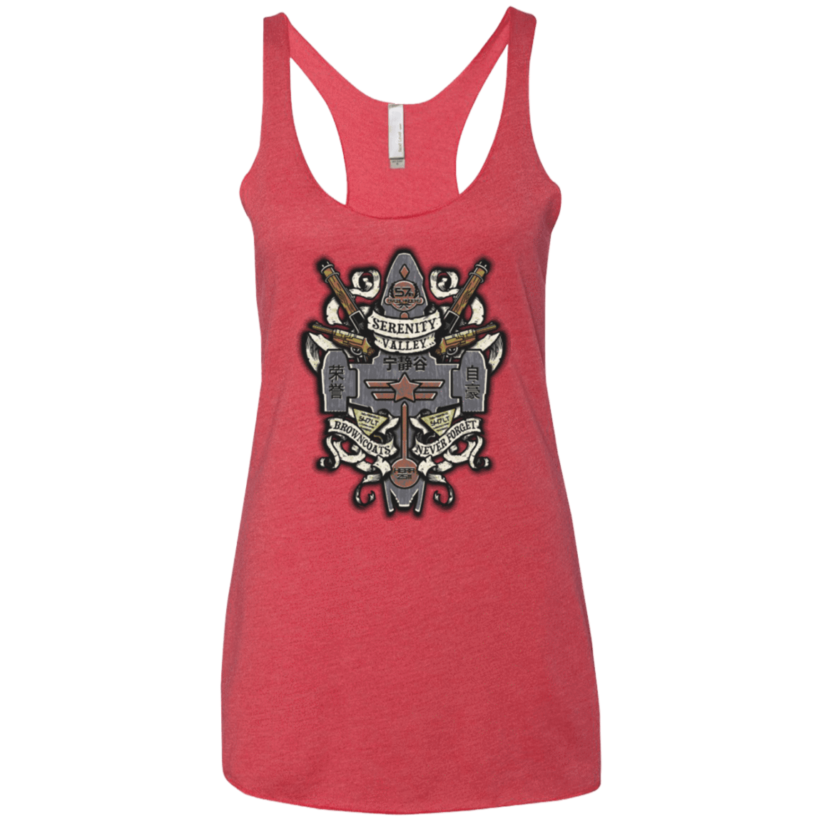 T-Shirts Vintage Red / X-Small Serenity Valley Memorial Women's Triblend Racerback Tank