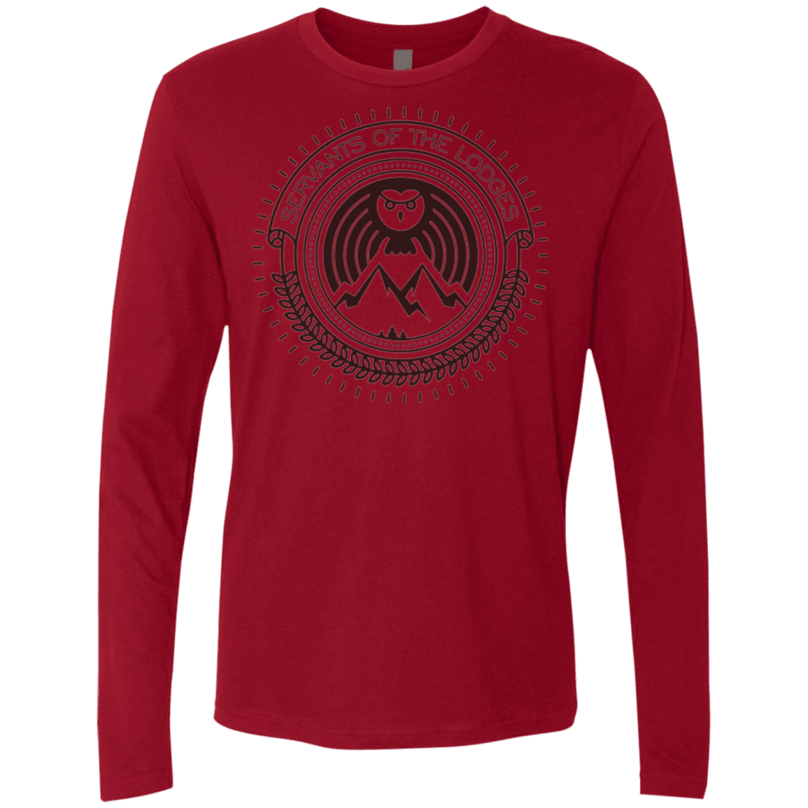 T-Shirts Cardinal / Small SERVANTS Men's Premium Long Sleeve