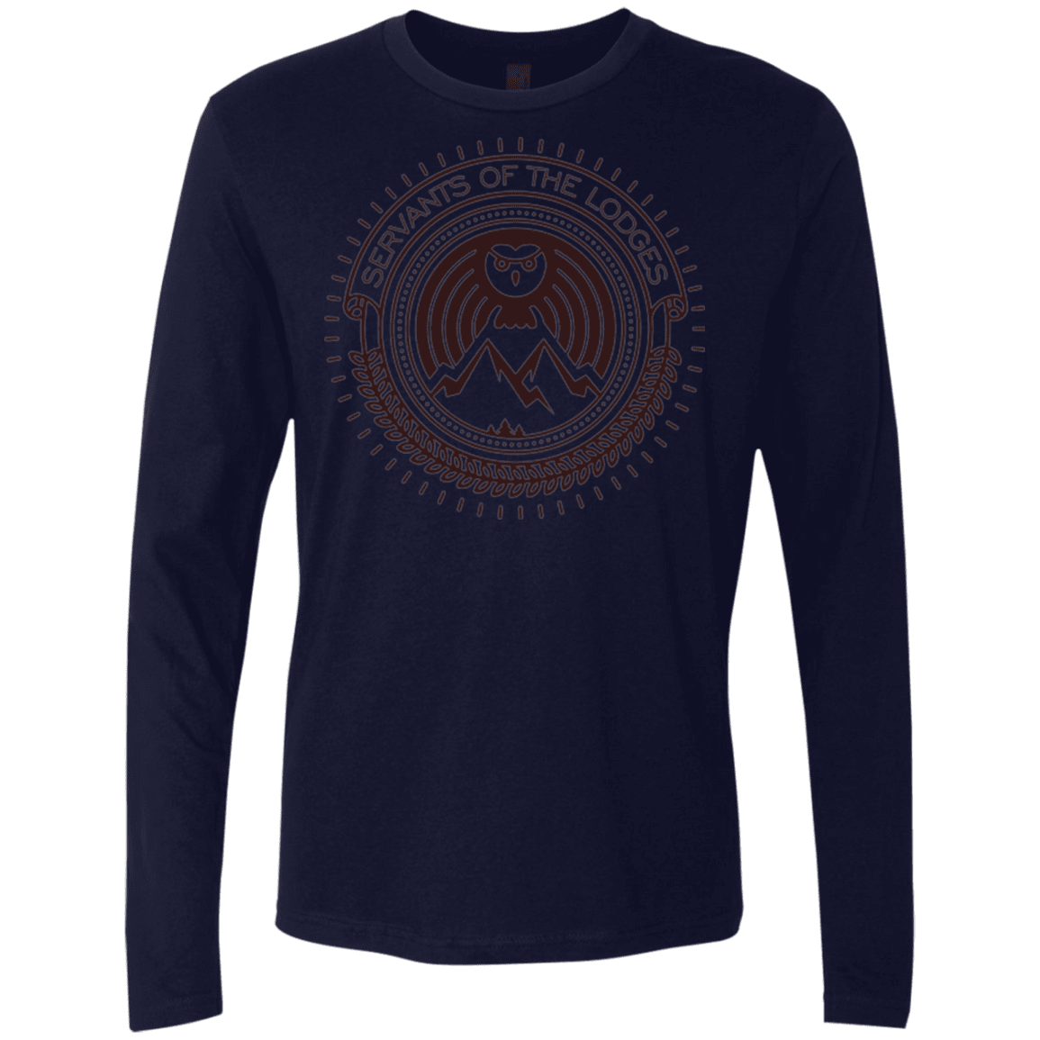 T-Shirts Midnight Navy / Small SERVANTS Men's Premium Long Sleeve