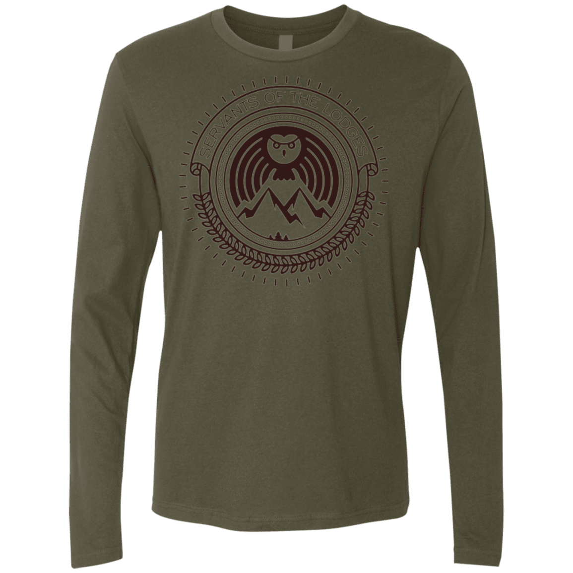 T-Shirts Military Green / Small SERVANTS Men's Premium Long Sleeve