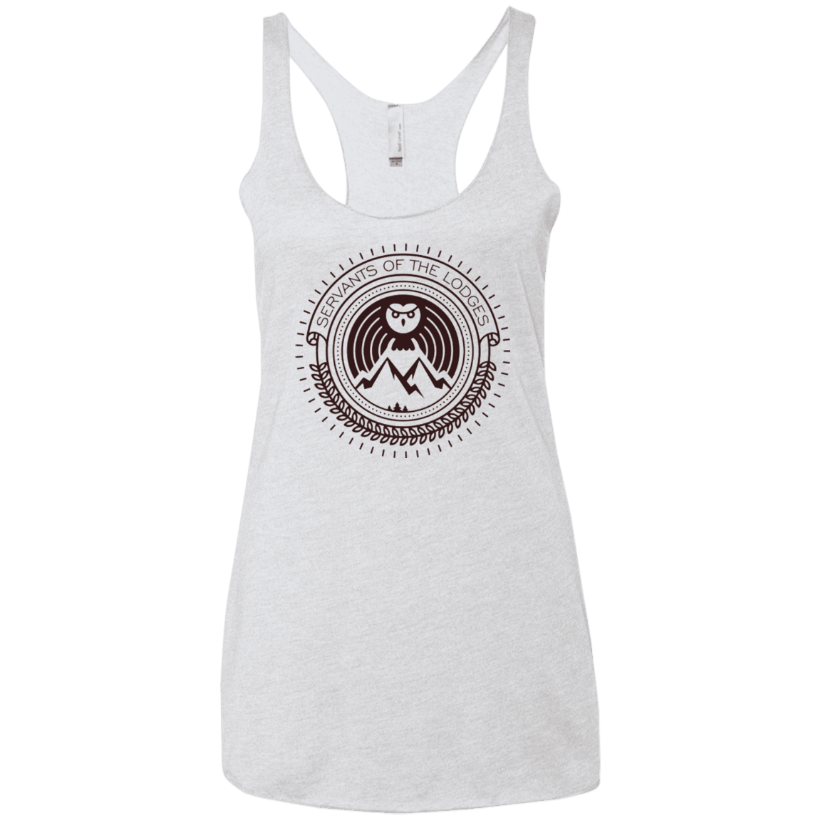T-Shirts Heather White / X-Small SERVANTS Women's Triblend Racerback Tank