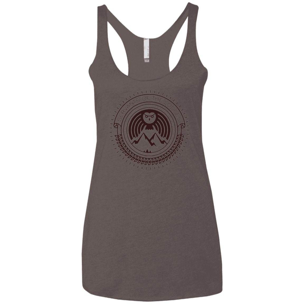 T-Shirts Macchiato / X-Small SERVANTS Women's Triblend Racerback Tank