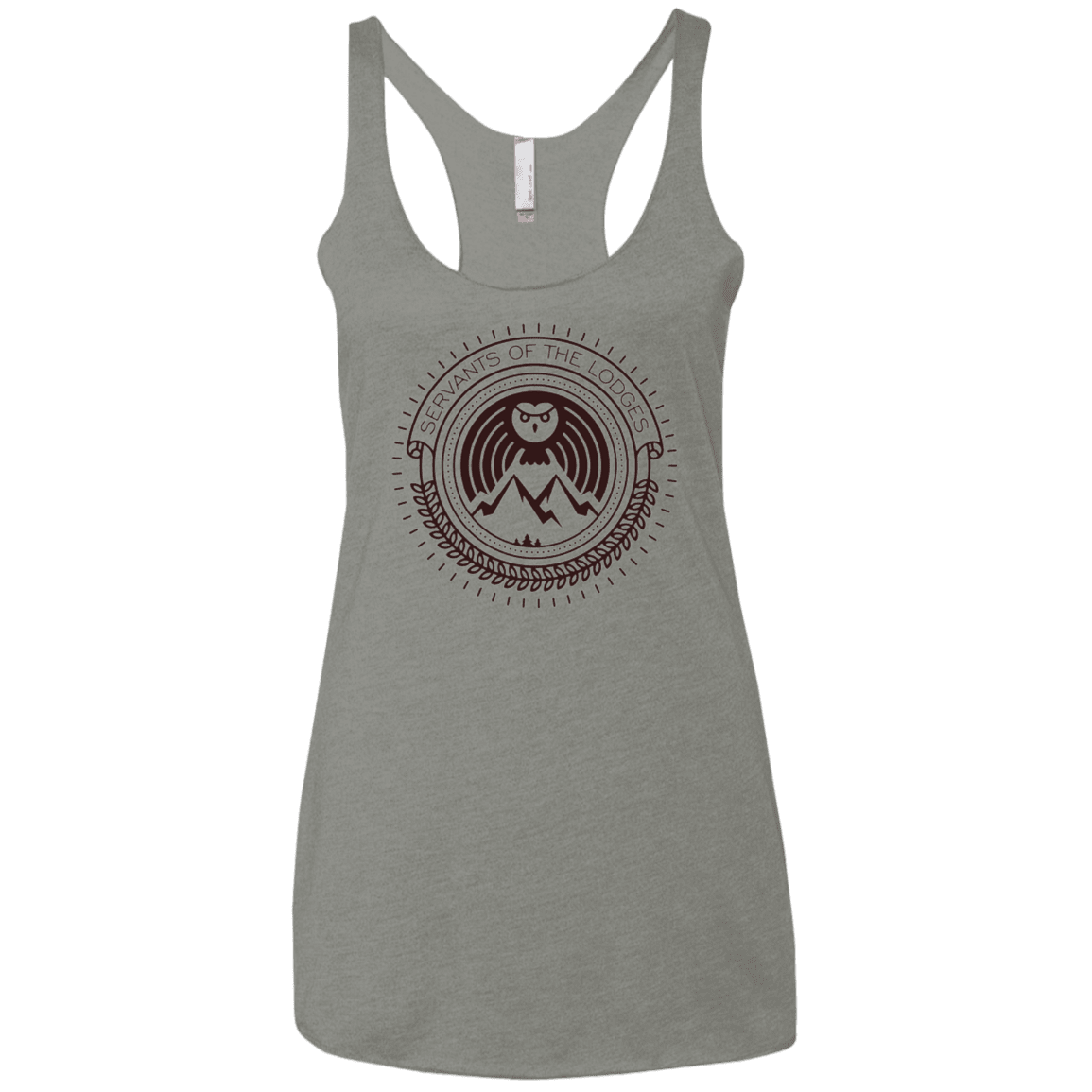 T-Shirts Venetian Grey / X-Small SERVANTS Women's Triblend Racerback Tank