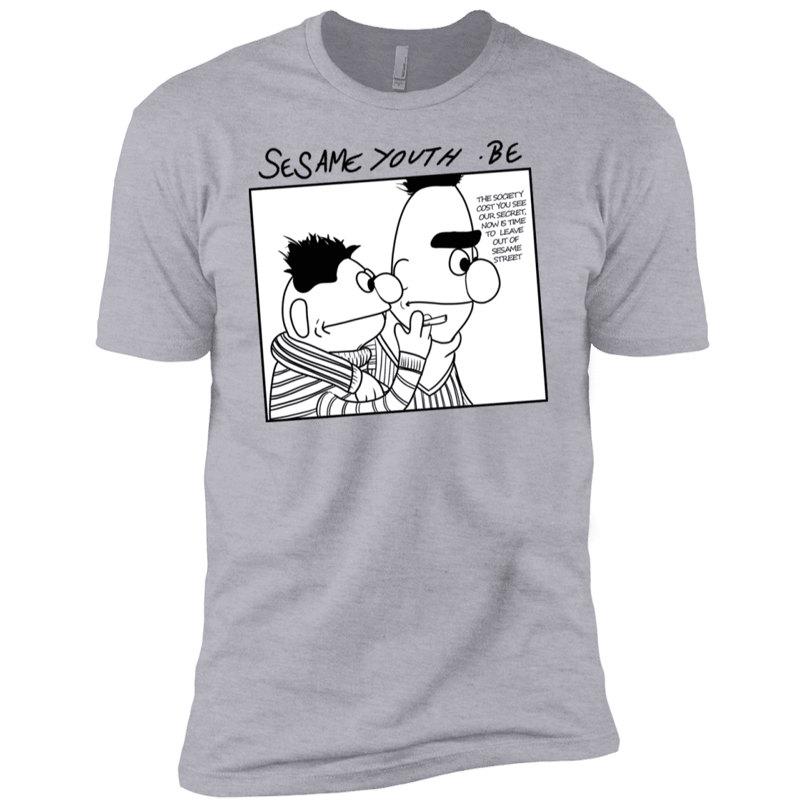 T-Shirts Heather Grey / YXS Sesame Youth Boys Premium T-Shirt