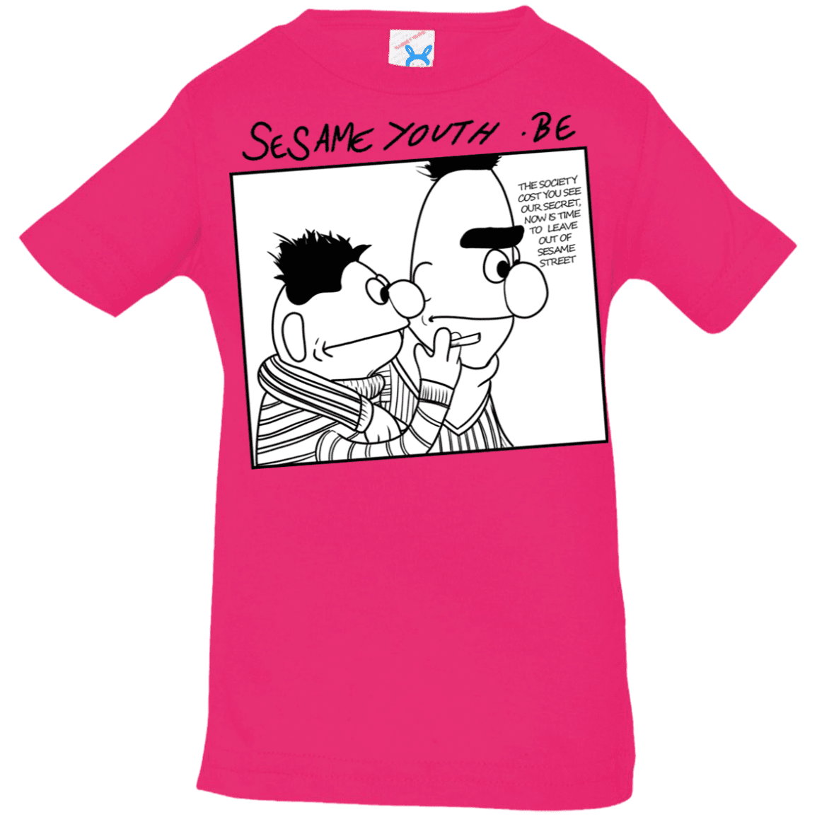 T-Shirts Hot Pink / 6 Months Sesame Youth Infant Premium T-Shirt