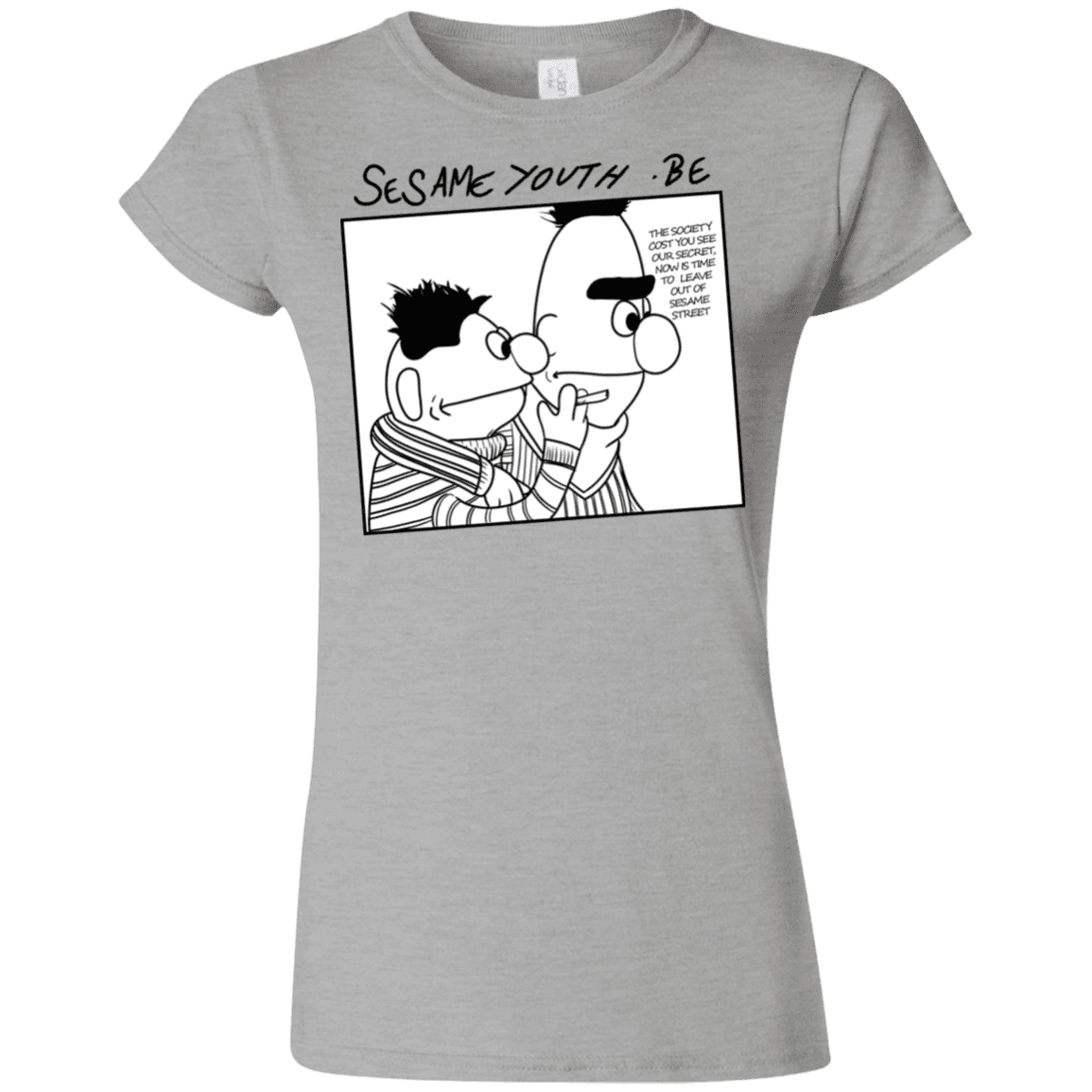 T-Shirts Sport Grey / S Sesame Youth Junior Slimmer-Fit T-Shirt