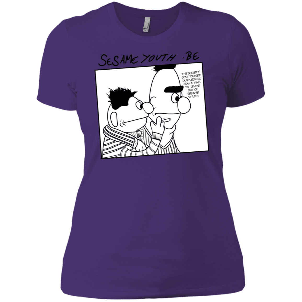T-Shirts Purple Rush/ / X-Small Sesame Youth Women's Premium T-Shirt
