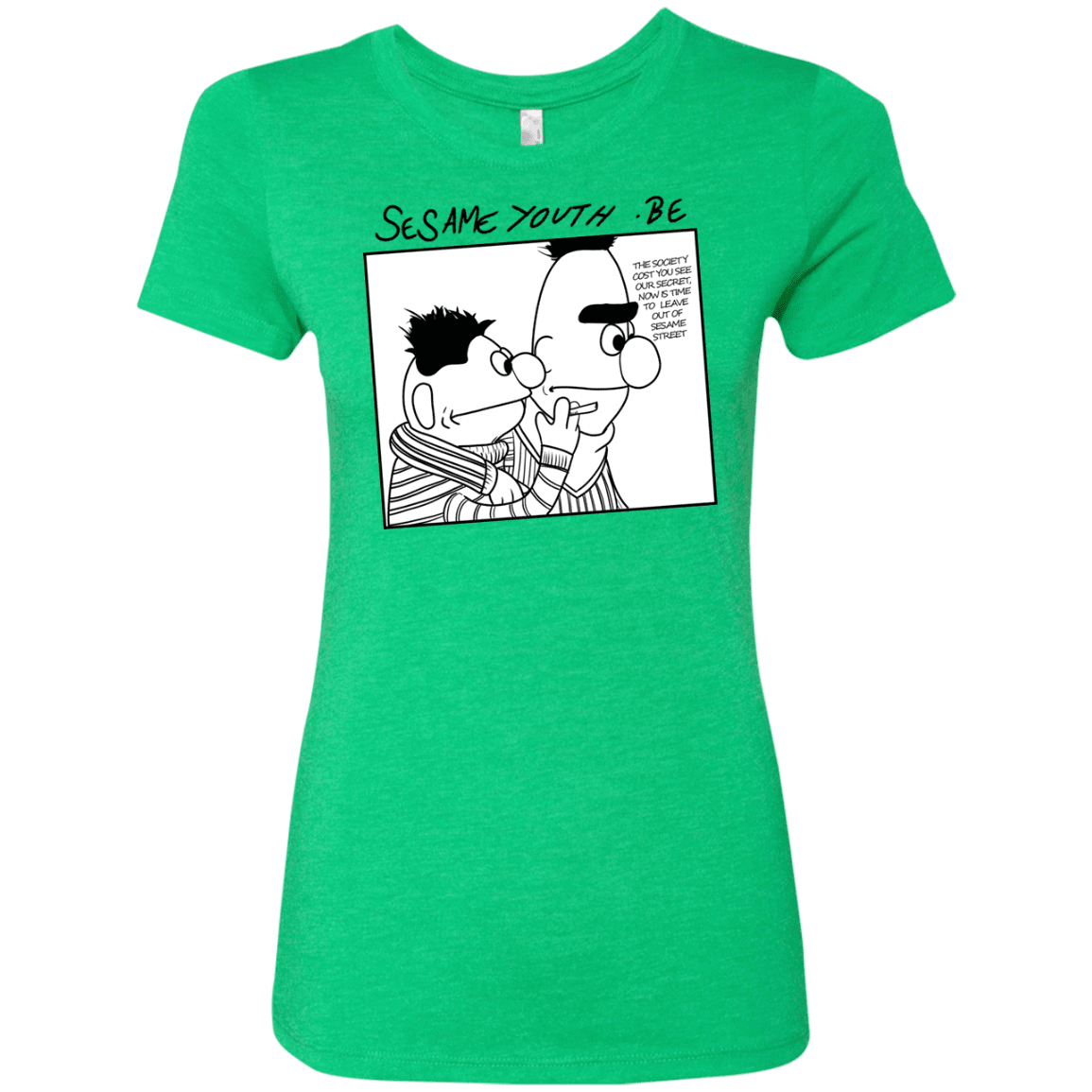 T-Shirts Envy / S Sesame Youth Women's Triblend T-Shirt