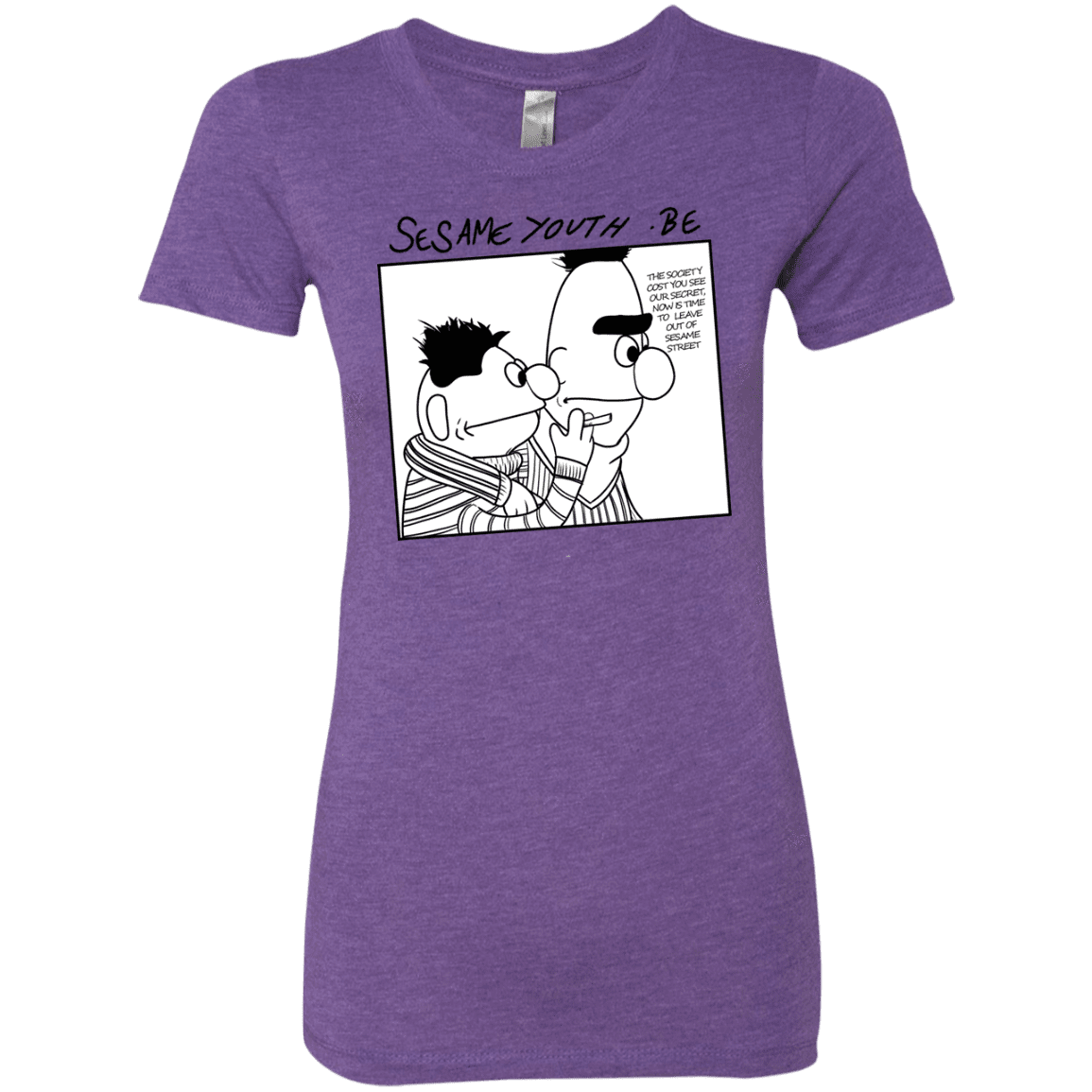T-Shirts Purple Rush / S Sesame Youth Women's Triblend T-Shirt