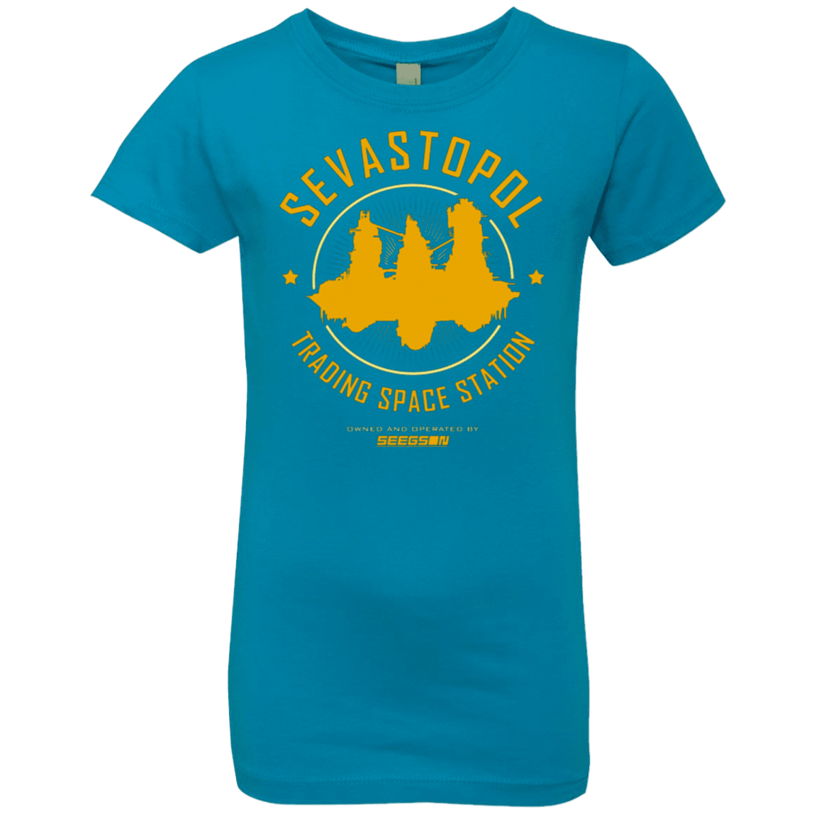 T-Shirts Turquoise / YXS Sevastopol Station Girls Premium T-Shirt