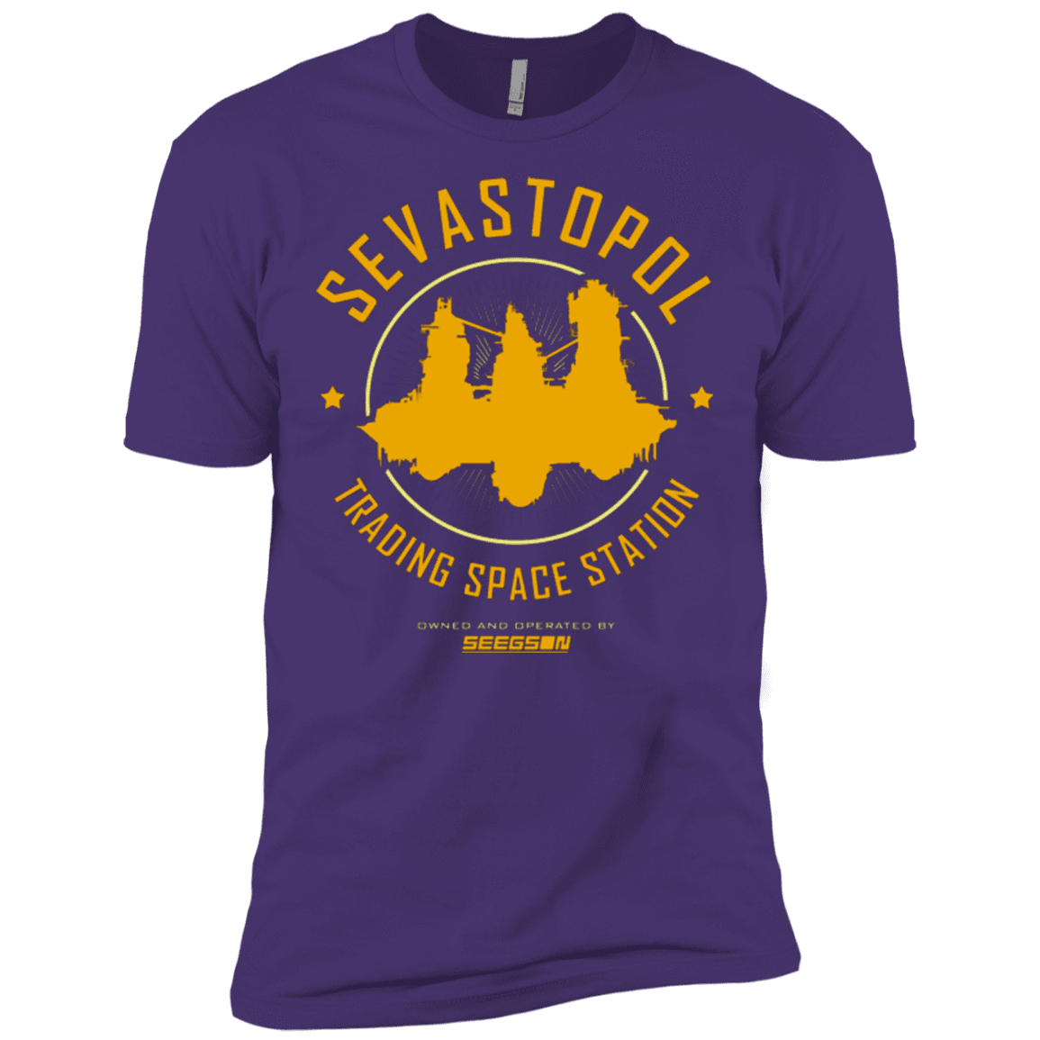 T-Shirts Purple / X-Small Sevastopol Station Men's Premium T-Shirt