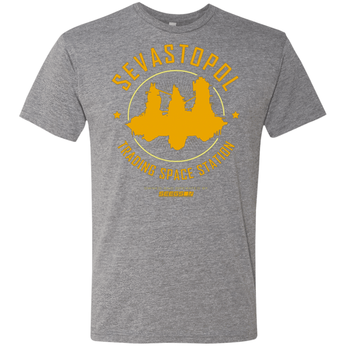 T-Shirts Premium Heather / Small Sevastopol Station Men's Triblend T-Shirt