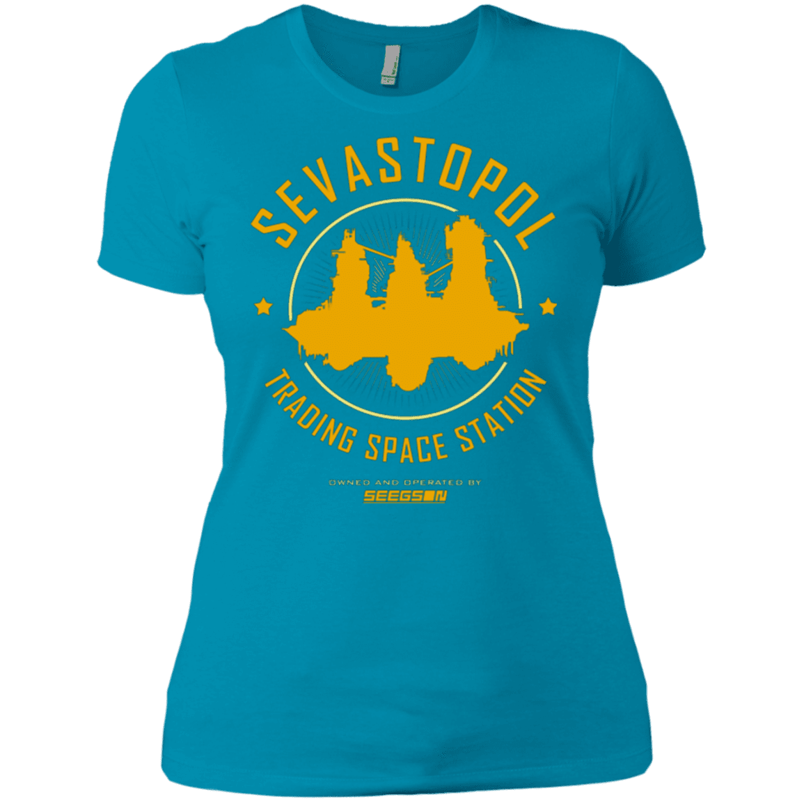 T-Shirts Turquoise / X-Small Sevastopol Station Women's Premium T-Shirt