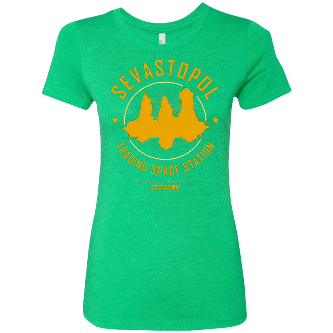 T-Shirts Envy / Small Sevastopol Station Women's Triblend T-Shirt
