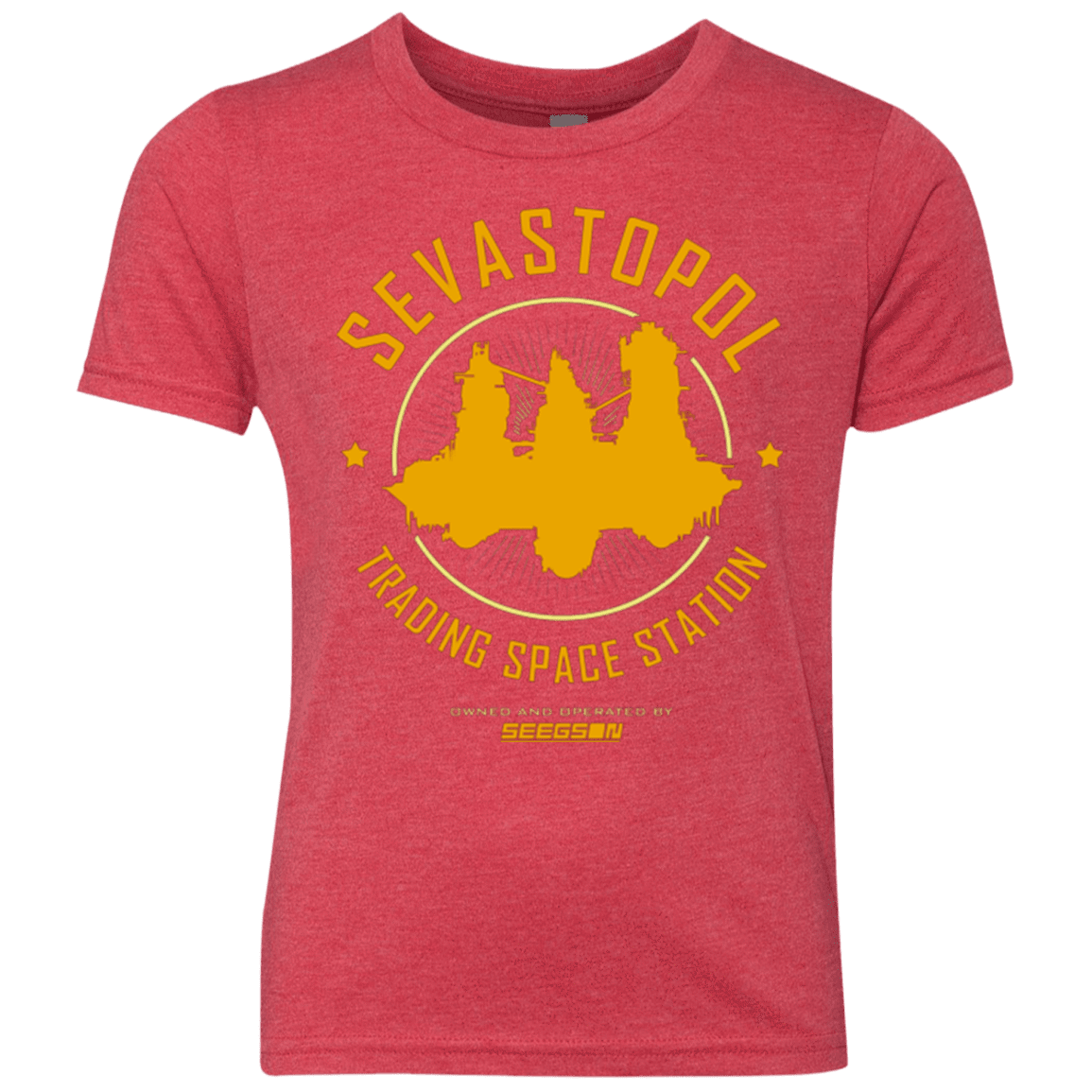 T-Shirts Vintage Red / YXS Sevastopol Station Youth Triblend T-Shirt