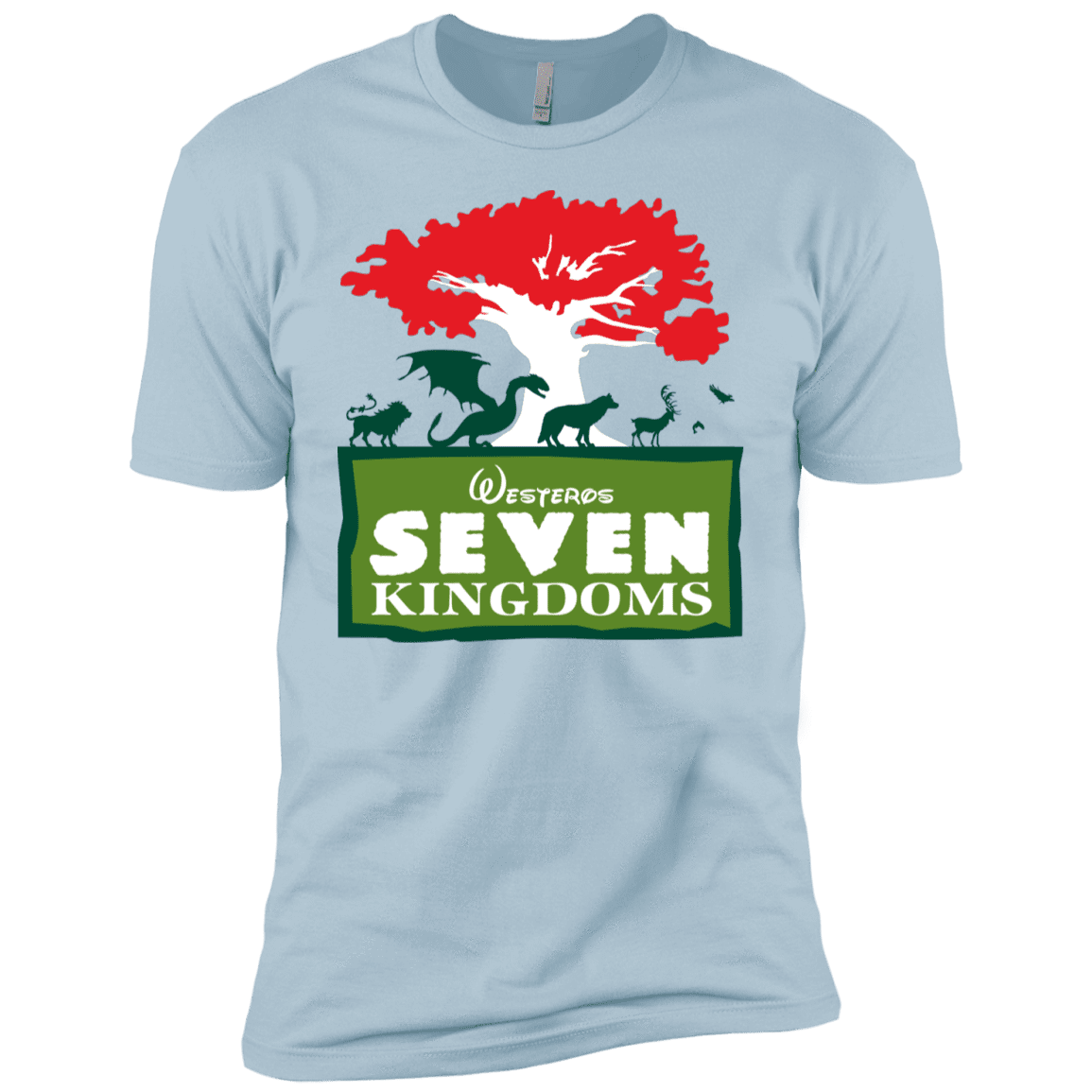 T-Shirts Light Blue / YXS Seven Kingdoms Boys Premium T-Shirt